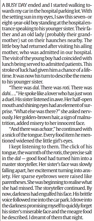 Great Introduction for Poverty or Hunger